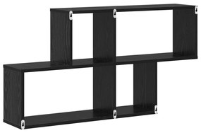 Falipolc Fekete tölgy 100x20x53 cm Mérnöki Fa