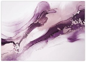 Kép - Lila folyadék művészet (70x50 cm)