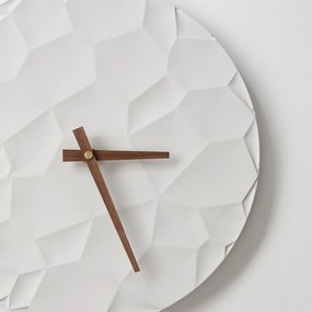 ODLITO Beton falióra Holdkráter – fehér – 30 cm – barna mutatók