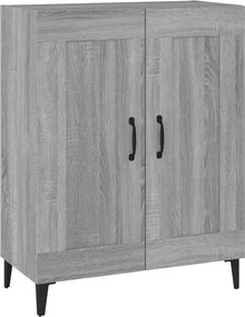 vidaXL szürke sonoma színű szerelt fa tálalószekrény 69,5 x 34 x 90 cm
