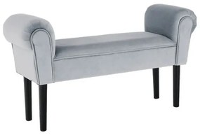BURDA Velvet világosszürke/fekete pad