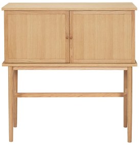 Natúr színű szekrény tölgyfa dekorral 90x90 cm Dash – Hübsch