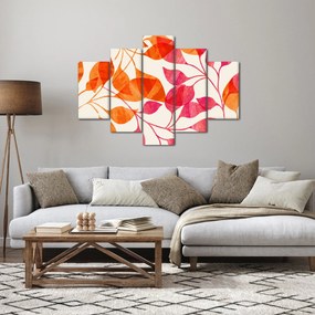 Kép - Narancssárga levelek (150x105 cm)