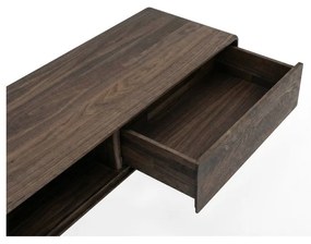 Barna tölgyfa TV-állvány 220x45x45 cm Fawn – Gazzda