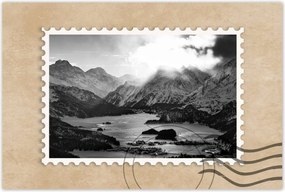 Poszterek 90x60 Falu Sils Maria kilátás