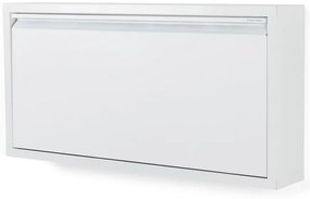 Fehér fém billenő ajtós cipőtartó 75x37,5x12,5 cm Billy – Spinder Design