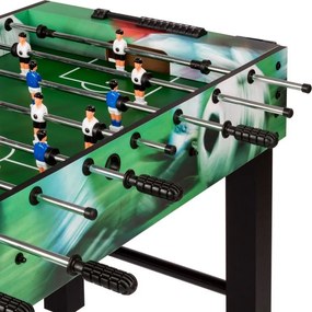 GamesPlanet® Csocsóasztal GLASGOW Soccer 121 x 101 cm