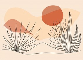 Poszter 18x13cm Puha növényzet