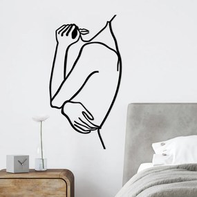 Woman fém fali dekoráció, 70×0,15 cm