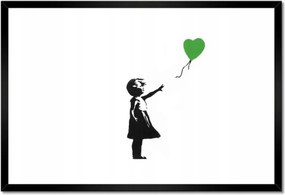 Poszterek keretben 60x40 Banksy Hope Graffiti