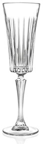 Edvige 6 db-os kristály pezsgőspohár készlet, 210 ml - RCR Cristalleria Italiana