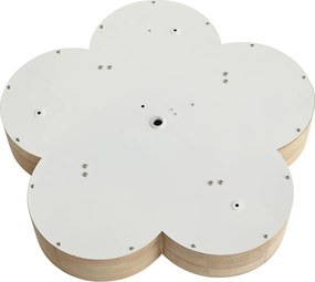 Gyerekszobai mennyezeti lámpa fa fehér színnel - Lucille