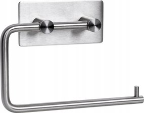 Wc-papír Tartó Fali Acél Ezüst Ragasztott Ragasztó