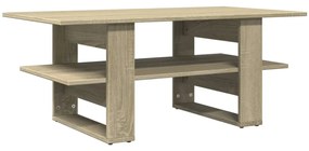 Sonoma tölgy színű szerelt fa dohányzóasztal 102 x 55 x 42 cm