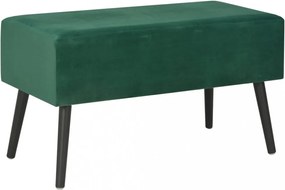 zöld bársonypad fiókokkal 80 cm