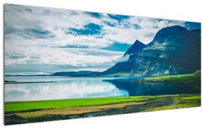 Egy tó hegyekkel képe (120x50 cm)