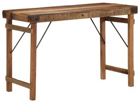 Étkezőasztal 110x55x76 cm Tömör újrahasznosított fa