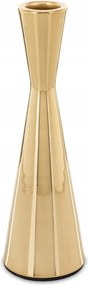 Arany fém gyertyatartó 22cm 167873 Art Pol