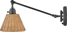 Hinkley lighting klasszikus boho fali lámpa arti fekete faipari elshk-arti-1w-bk-nr