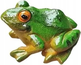 Asztali Dekorációs Figura, Szobor Dekoráció Zöld Béka, Béka