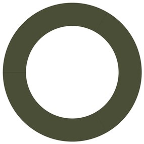 vidaXL Alkalmas lapos fa gyűrűkhez 5 pcs Oliva zöld Ø60 / 90 cm Acél