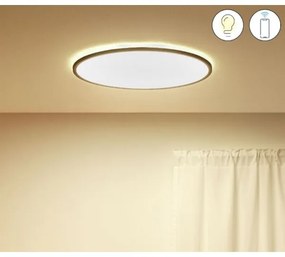 WiZ - LED Dimmelhető mennyezeti lámpa SUPERSLIM LED/32W/230V fekete Wi-Fi