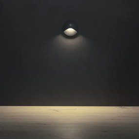 Kanlux 39137 - EXIN 2,5 W LED lépcsővilágító lámpa érzékelővel, 230 V, 4000 K, IP65, antracit, kerek