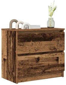 antik hatású szerelt fa TV-szekrény 60x35x54 cm