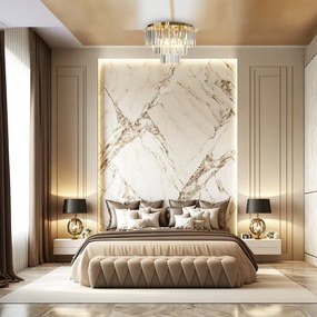 Mennyezeti lámpa MILANO 6xE14/40W/230V arany