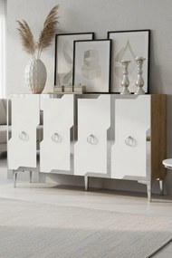 Seza 120 - Sapphire Oak, White, Silver
