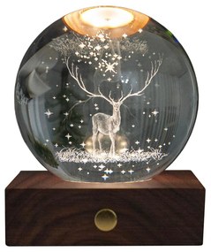 Sötétbarna USB fénydekoráció Amber – Gingko