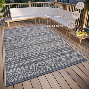 Szürke kültéri szőnyeg 155x235 cm Clyde Loto – Hanse Home