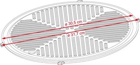 EVER - GRILL FLEX Öntöttvas grill lap a NEVADA és FLORIDA grillre