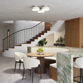 Krémszínű mennyezeti lámpa ø 30 cm Blacko – Sollux