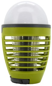 Compass LED Hordozható újratölthető lámpa rovarcsapdával LED/2W/3,7V IPX4 zöld 13180