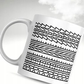 Bögre Fehér Viral Tik-tok Mintás Rejtett Üzenet Poj****