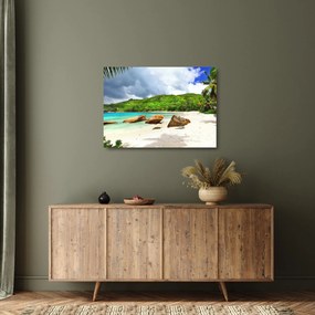 Kép - Takamaka, Seychelles (üvegen) (70x50 cm)
