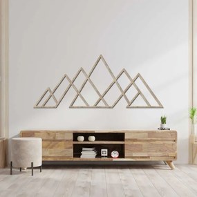 Fa falfestmény geometrikus hegyek | APALATU