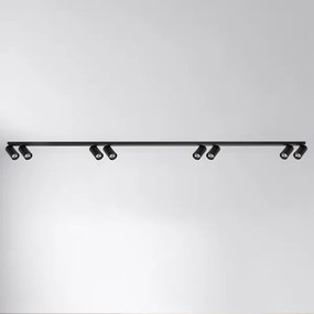 Brilagi - SELE LONG spotlámpa 8xGU10/30W/230V fekete