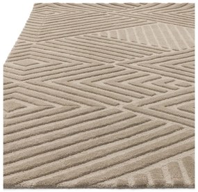 Világosbarna gyapjú szőnyeg 200x290 cm Hague – Asiatic Carpets