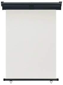 krémszínű oldalsó terasznapellenző 125 x 250 cm