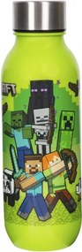 Minecraft Crafting műanyag kulacs csavaros kupakkal 640 ml