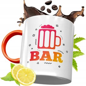 Narancssárga Bögre Csaposnak Ajándék fényképes nyomattal