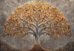 Életfa poszter, fotótapéta, Vlies (350 x 250 cm)