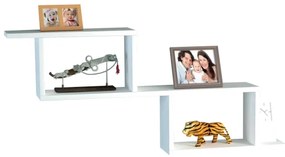 Fali polc SELENE 45x101,4 cm fehér