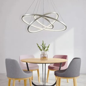 LED Csillár zsinóron LEA LED/60W/230V 4000K átm. 80 cm króm