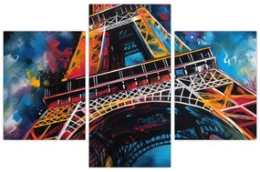 Kép - Az Eiffel-torony festménye II. (90x60 cm)