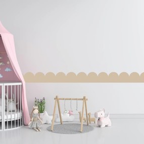 PIPPER. Textil öntapadó tapéta - Mini Ív - Krém színű Szín: Sötét