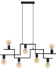 Eglo 43365 - Csillár zsinóron FEMBARD 7xE27/60W/230V