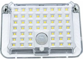 LED Napelemes érzékelős fali lámpa LED/5W/3,7V 1200 mAh IP44